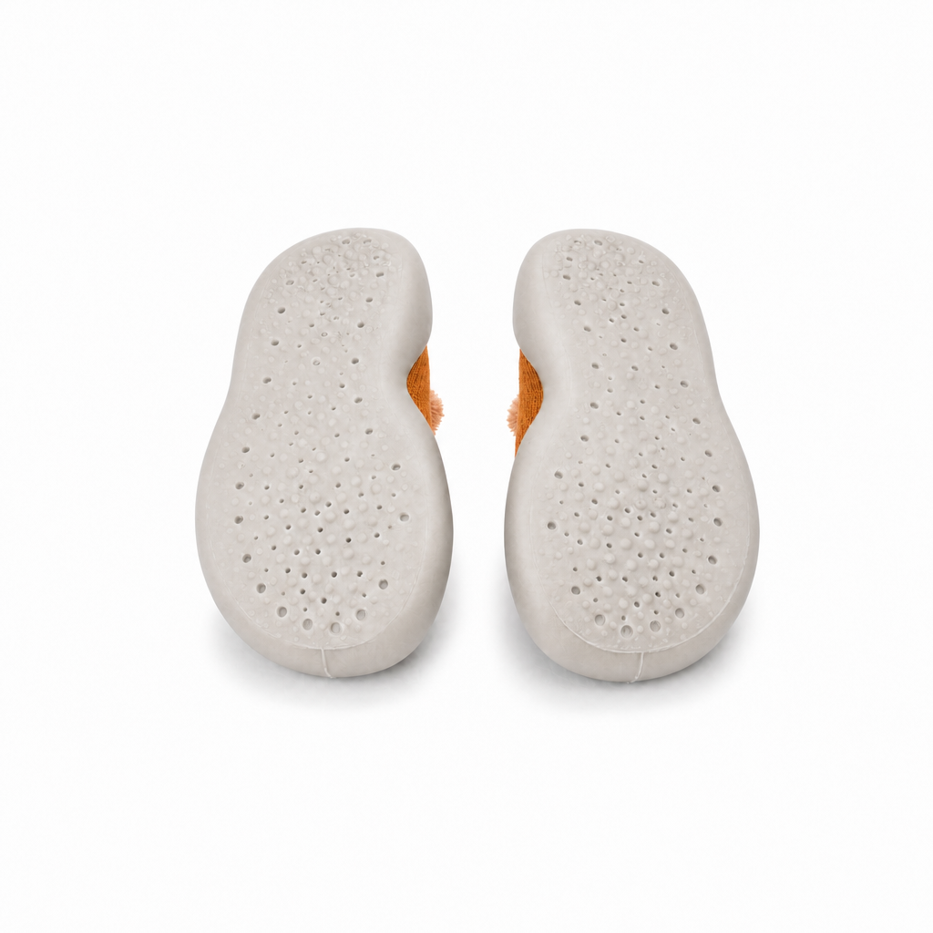 Semelle antidérapante souple chaussures-chaussettes bébé premiers pas