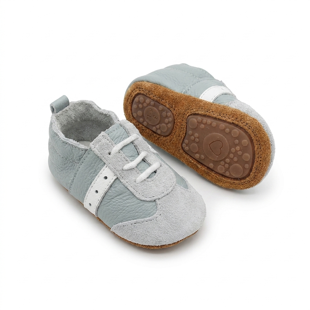 Chaussons Baskets Cuir