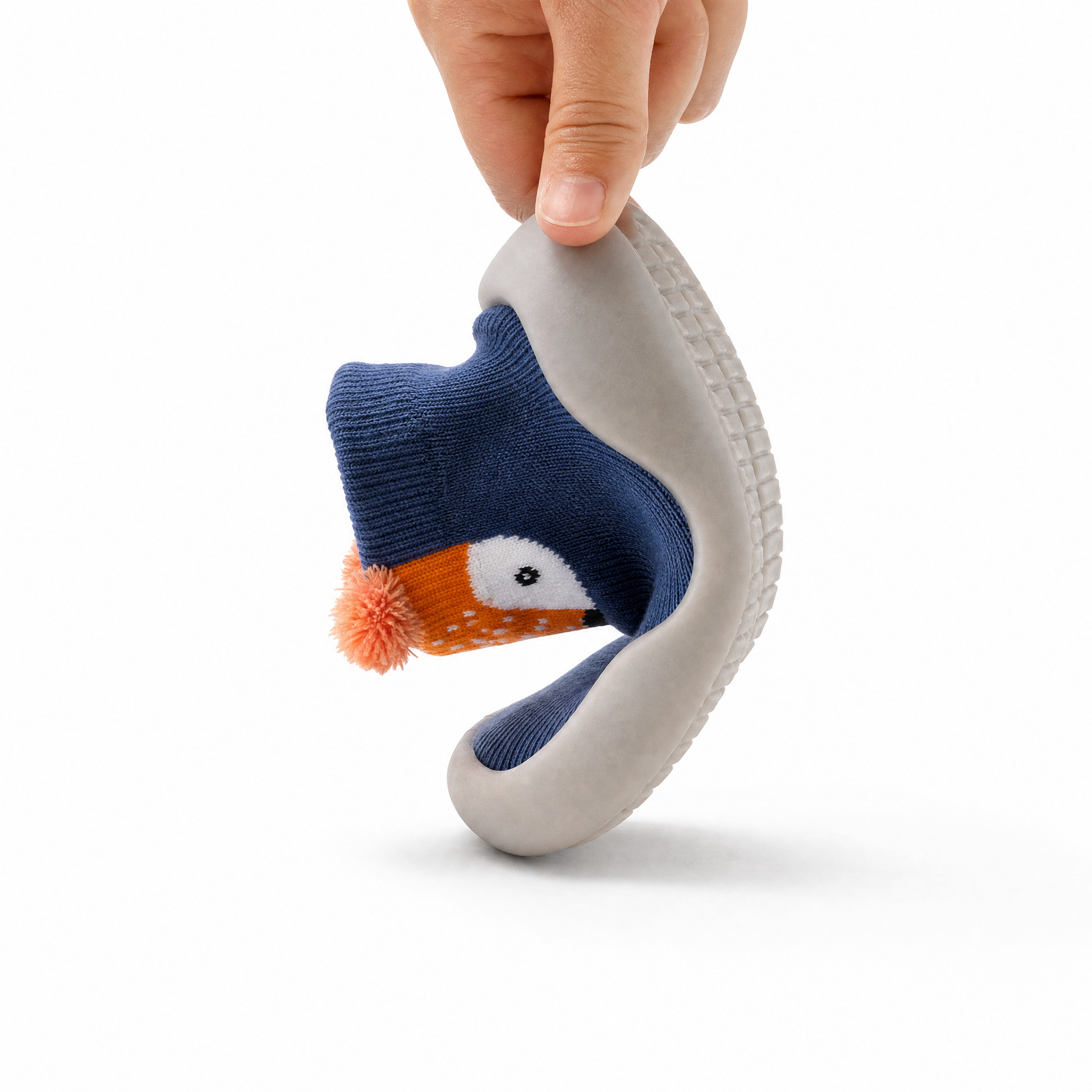 Semelle souple flexible chaussures-chaussettes bébé - respecte le développement du pied