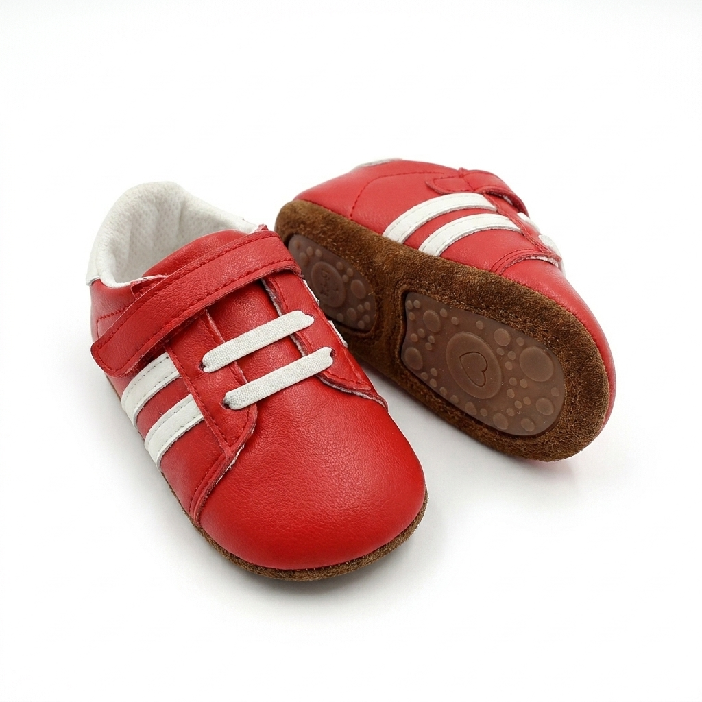 Chaussons Baskets Cuir