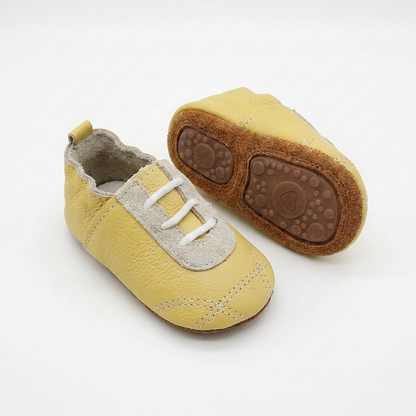 Chaussons Baskets Cuir